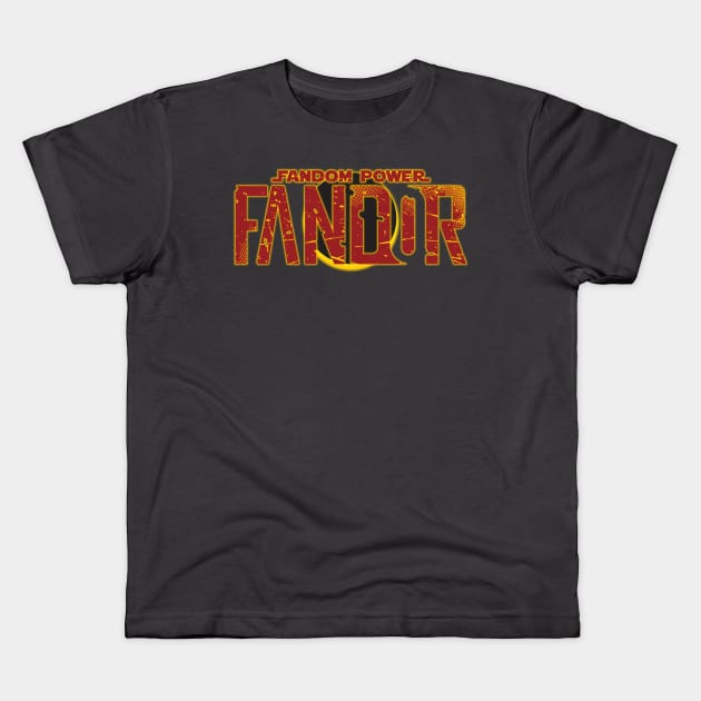 FANdor (Eclipse) Kids T-Shirt by Fandom Power Podcast Merch Shop